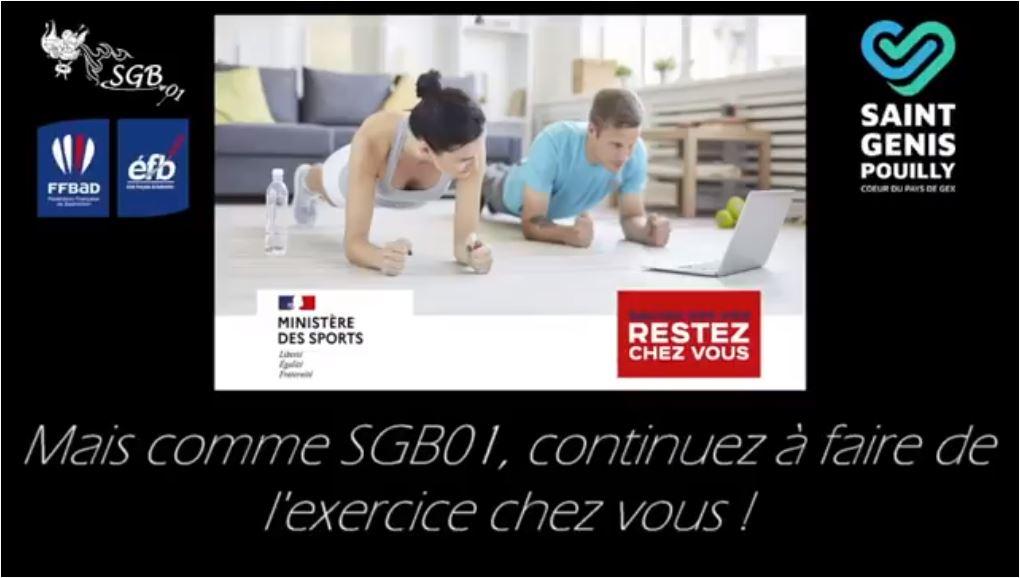 Découvrez la nouvelle vidéo de Saint-Genis Badminton !